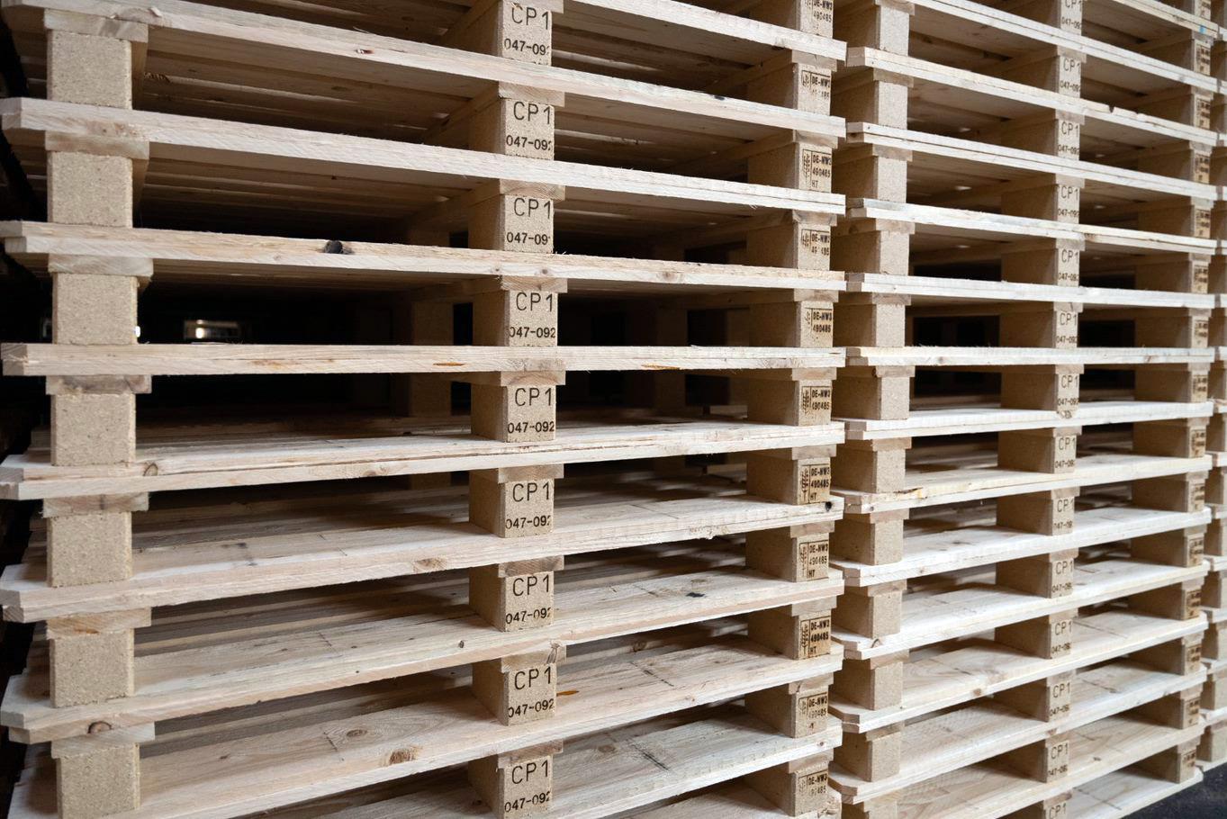 Chemical pallets New wooden pallets direct from the manufacturer